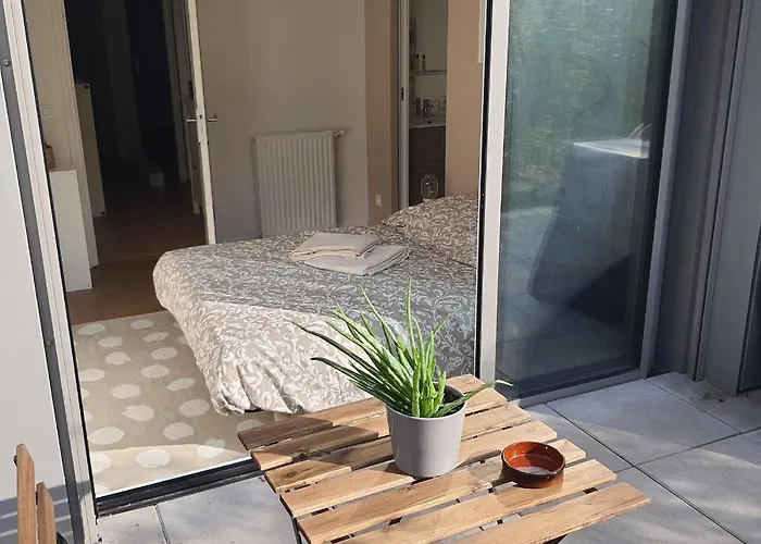 Jolie suite parentale, chambre et salle d'eau, avec son coin de verdure à 5 minutes à pied du centre ville Bordeaux