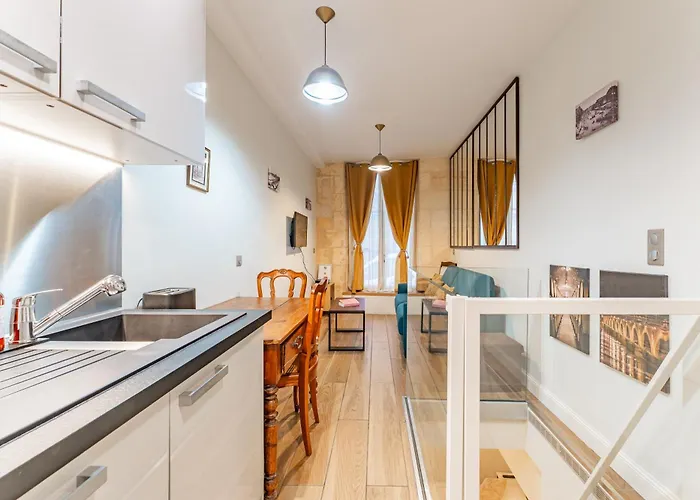 Appartement Duplex Climatisé en Hyper Centre de Bordeaux