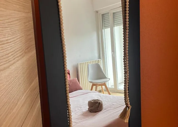 Chambre calme&lumineuse avec balcon Cauderan Bordeaux